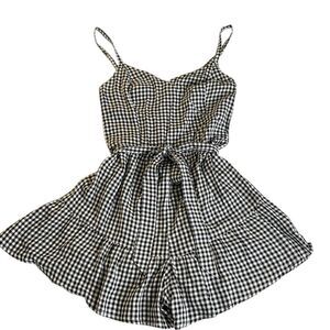 NWT Hollister Black & White Romper